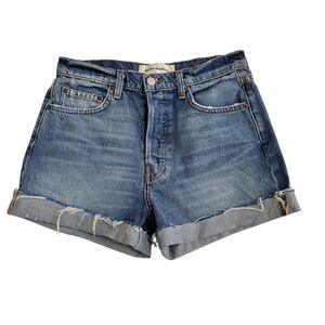 Reformation Lola High Waist Jean Denim Cutoff‎ Shorts Size 27
